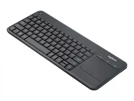 logitech keyboard - Logitech Wireless Touch K400 Plus Juoda (Black) - 4 nuotrauka