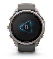 ismanusis laikrodis - Garmin Fenix 9 Pro 51mm Solar inReach Titanium Pebble Gray (Pilkos) - 2 nuotrauka