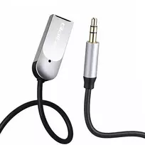 bluetooth aux adapteris - Qoltec Wireless Audio receiver adapter HiFi BT6.0 2xRCA Juodas (Black) - 5 nuotrauka
