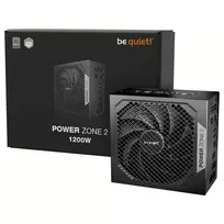 maitinimo blokas quiet - be quiet! Power Zone 2 1200W, Juodas (Black) - 6 nuotrauka