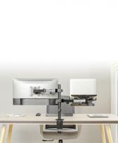 monitoriai su stovu - DISPLAY ACC MOUNTING ARM/NB TRAY MA-DA-03 GEMBIRD - 2 nuotrauka