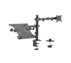 monitoriai su stovu - DISPLAY ACC MOUNTING ARM/NB TRAY MA-DA-03 GEMBIRD - 4 nuotrauka