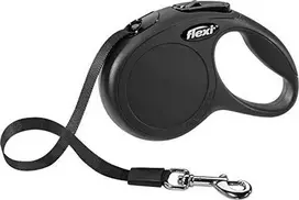 FLEXI New Classic XS Tape 3 m Juodas (Black) automatinis pavadėlis