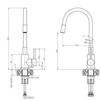 maisytuvas lanksc - Quadron Luke 116, juodas (Black), 600 mm x 480 mm x 200 mm - 3 nuotrauka