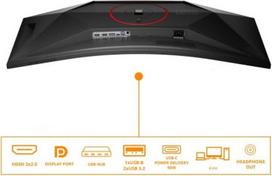 aoc cu34 - AOC CU34G4CA 34", WQHD, Fast VA, 180Hz - 5 nuotrauka