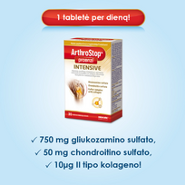 geras - PROENZI ARTHROSTOP INTENSIVE, nuo 12 m., 30 tablečių - 3 nuotrauka
