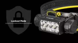 prozektorius ant galvos - Nitecore HC65 UHE, 2000lm, Ant galvos tvirtinamas žibintuvėlis - 4 nuotrauka