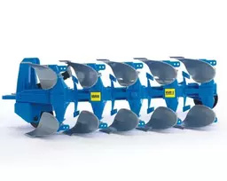traktoriu modeliukai - Priedas Bruder Lemken Reversible Plow 02331, mėlyna - 2 nuotrauka