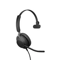 jabra ausines - Jabra Evolve2 40 USB-A UC Mono Juodas (Black) - 2 nuotrauka