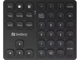 skaiciu klaviaturos - Sandberg Numeric Keypad Pro 630-09, juoda - 4 nuotrauka