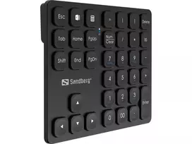 skaiciu klaviaturos - Sandberg Numeric Keypad Pro 630-09, juoda - 5 nuotrauka