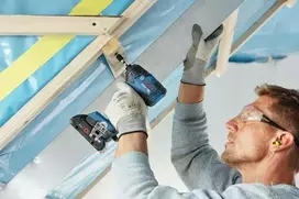 bosch 18v akumuliatoriai - Smūginis veržliasukis Bosch GDR 18V-200; 18 V; 2x4,0 Ah akum. - 2 nuotrauka