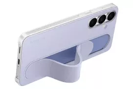 light stand - Samsung Standing Grip Case, Galaxy S25 FE, šviesiai mėlynas - Dėklas - 4 nuotrauka