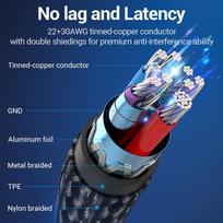 usb female to usb c - Vention USB 3.0 C Male to A Female OTG Cable 0.15M Gray (Pilka) CCXHB - 9 nuotrauka