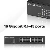 tinklo komutatorius 1000 - ZyXEL GS1100-16 16-port - 3 nuotrauka