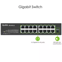 tinklo komutatorius 1000 - ZyXEL GS1100-16 16-port - 5 nuotrauka