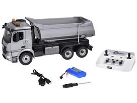 rc06 - Double E Mercedes Arocs METAL savivartis su puspriekabe 1:20 RC0667 - 16 nuotrauka