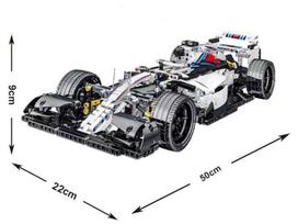 f1 bolidas - Jokomisiada Techniniai blokai 1152 dalių Bolid F1.FW41 lenktyninis automobilis ZA5309 - 3 nuotrauka