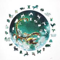 zodiakas - Fantasy Puzzles Skorpionas (Zodiakai) medinė dėlionė, 200 det. - 5 nuotrauka