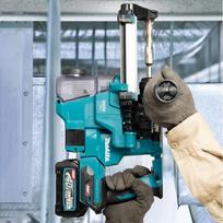 makita akumuliatoriai - Akumuliatorinis perforatorius MAKITA HR010GZ 40V Max XGT - 8 nuotrauka