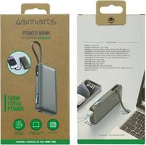 powerbank 20000 65w - 4smarts Enterprise, 20000mAh, 165W, pilkas (grey) - 2 nuotrauka