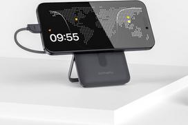 22.5w 10000mah - 4smarts Enterprise Pocket 10000mAh, belaidis įkrovimas, pilkas (grey) - 3 nuotrauka