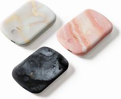 5000 mah powerbank - LAUT POWER CHARGE White Marble Powerbank with MagSafe - 3 nuotrauka