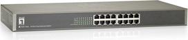 tinklo sakotuvas 10 - LevelOne 16-Port Fast Ethernet Switch FSW-1650 - 2 nuotrauka