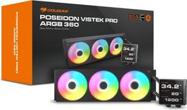 360 vandens ausintuvas - Cougar Poseidon Vistek Pro 360 ARGB Black - 4 nuotrauka