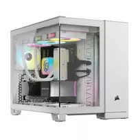 micro korpusas - Kompiuterio korpusas Corsair iCUE LINK 2500X RGB, balta - 2 nuotrauka