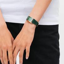 moterisko laikrodziai - Daniel Wellington DW00100694 Surištas krokodilas smaragdinis rožinis auksas (Emerald Pink Gold) - 3 nuotrauka