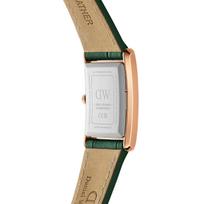 moterisko laikrodziai - Daniel Wellington DW00100694 Surištas krokodilas smaragdinis rožinis auksas (Emerald Pink Gold) - 4 nuotrauka