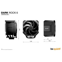 amd cpu am5 - Be Quiet! Dark Rock 6 - 3 nuotrauka