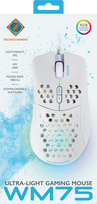 gaming pele - Deltaco Gaming WM75 Lengva žaidimų pelė Balta (White) - 3 nuotrauka