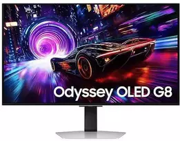 samsung monitorius - Samsung Odyssey G8 LS32FG814SUXEN 32", QD-OLED, 4K UHD, 240Hz - 1 nuotrauka