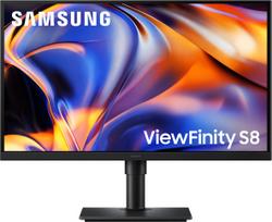 samsung monitorius - Samsung ViewFinity S8 S80HF 27", 5K, IPS, USB-C, juodas (black) - 1 nuotrauka
