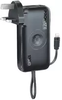 Promate PowerPack-10i, 10000mAh, 22W, USB-C, QC3.0, iWatch 2.5W, 220V EU/US/UK