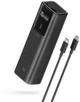 Cuktech CKPB100PGLBL, 10000mAh, 150W, USB-C, USB-A, juodas