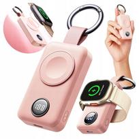 Joyroom JR-WQW01, 2000mAh, 3W, Apple Watch, rožinė