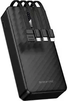 Borofone BJ84A Smooth, 20000mAh, juodas (black)