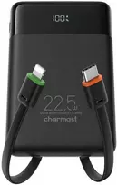 Charmast W1202, 10000mAh, 22.5W, juodas (black)