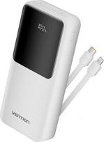 Vention FHPW0, 20000mAh, 22.5W, baltas (white)