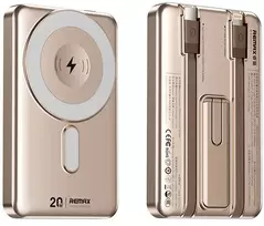 Remax CX-2, 10000mAh, 15W, MagSafe, auksinė