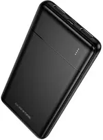 Borofone BJ88 Clever, 10000mAh, 2xUSB, juodas (black)