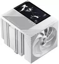 TRYX TURRIS T620 CPU aušintuvas, dviejų bokštų, su 5 colių ekranu - 120 mm, baltas