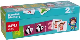 Apli Kids 2 viename žaidimai: Domino ir Atsimink