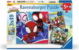 Ravensburger Spidey's Adventures, 3 x 49 det.