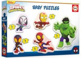 Educa Baby Puzzles Spidey & His Amazing Friends 80-19953, 2 x 4 det.