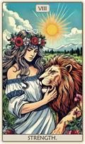 Fantasy Puzzles Tarot: The Strength, medinė dėlionė, 250 det.