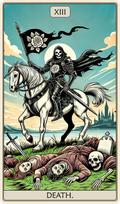 Fantasy Puzzles Tarot: The Death, medinė dėlionė, 250 det.